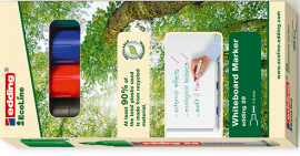 Набор маркеров для белых досок Ecoline 1,5-3 мм, клиновидный наконечник, 4 цвета в наборе