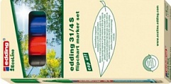 Набор флипчарт-маркеров EcoLine, 1.5-3 мм, круглые, 4 цвета